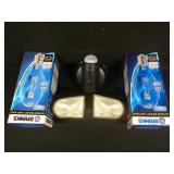 Battery operated security light and