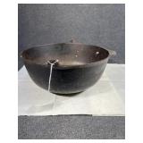 Cast iron cauldron bowl