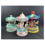 Carousel music boxes