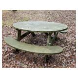 Oval Picnic Table