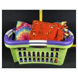Laundry Baskets, Fleece Blankets
