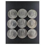 1986 D-Mint Half Dollars(9)