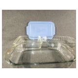 Glass baking dishes Anchor Hocking and Pyrex