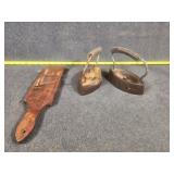 Vintage Veggie Slicer and Sad Irons