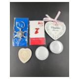 Disney Key Chain, GoRed Pin, Ring Holders, B