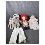 Vintage stuffed animals & bunny