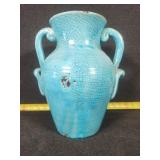 Vintage light blue vase