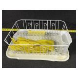 Dish Drainer and rubber dish gloves