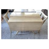 Drop Leaf Table w/ 2 chairs, (2) extension leaves