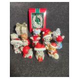 Christmas  knickknacks and Christmas Tree