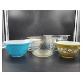 Pyrex Small Spring Blossom Bowl, Pyrex Blue S