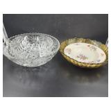 Vintage Indiana Glass Sunflower Bowl Amber, Cut