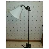 Tall metal lamp