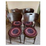 Cherry Vintage Chairs (4)