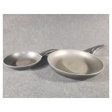 2 non-stick frying pans