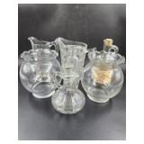Glass Pitcher, Glass Vase, and More