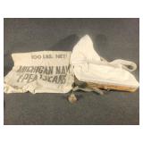 Vintage seeder w/ New bag & Bean Bag