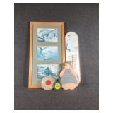 Vintage Gold Medal Flour temperature gage and more