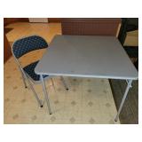 Card Table and 6 Chairs