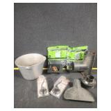 Metal Bucket, Tubing, and More