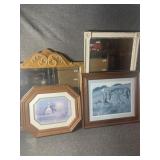 Vintage Jim Daly 1979 paintings & mirrors
