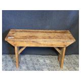 Wooden bench