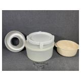 Tupperware Cake Storage,Bowl, Cookie Cutter