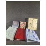 Assortment of photo albums large and small