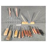 Knife sharpener, knives and more