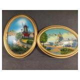 Vintage reverse paintings from 1916