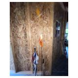 Umbrella, Bike a flags, Bat, Cane