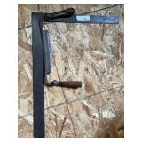 Hand Saw and Triangle