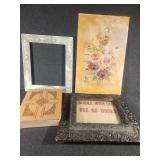 Vintage Frames, Floral Painting and more