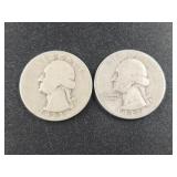 1932 and 1937 Quarters