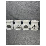 Opal votive tea light candle holders