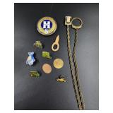 Vintage Watch Holder, Pins and More