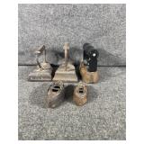 Antique cast iron sad/flat irons
