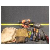 Screw drivers and sanders