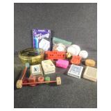 Vintage toys and card games