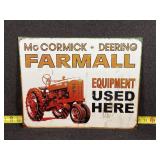 McCormick Farmall Sign