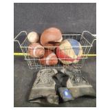 Wire Basket With Balls