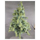 Table top Christmas tree with lights