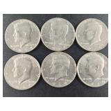 1974 Half Dollars No Mint(6)