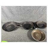 Cast iron & metal pans