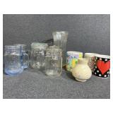 Canning Jars and Mugs