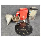 Vintage Ortho Whirlybird Spreader, Funnel & More