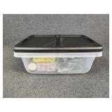 Tote with Variety of Light Bulbs