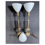 Vintage Brass Table Lamps