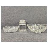 Glass Bowls, Glass Jar with Lid