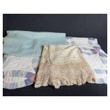 Wedding Ring machine stitched quilt